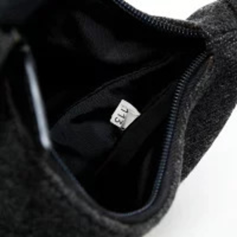 Prada Wool Sport Hobo Handbag Gray - Picture 12 of 13